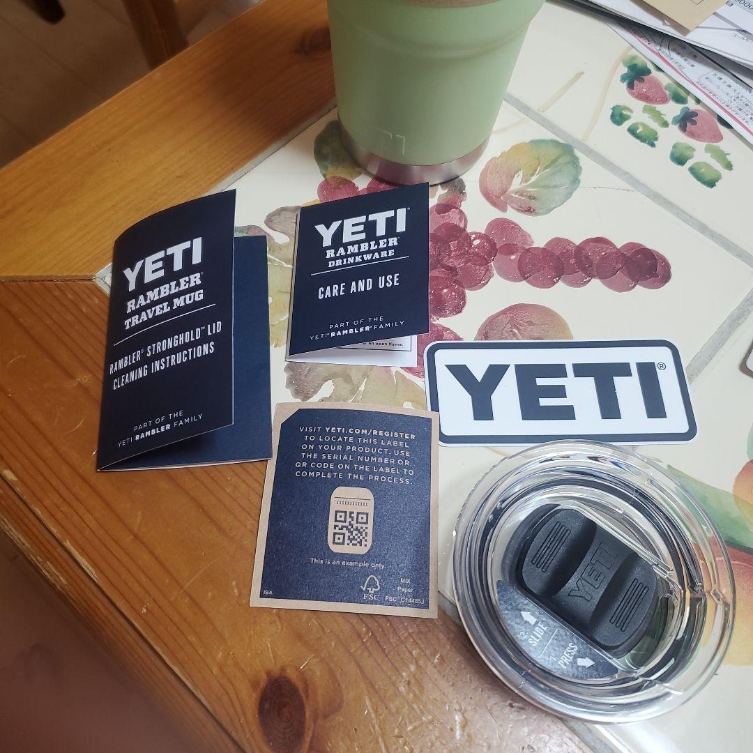 レアYETI Rambler 20 oz Travel Mugパステルグリーン