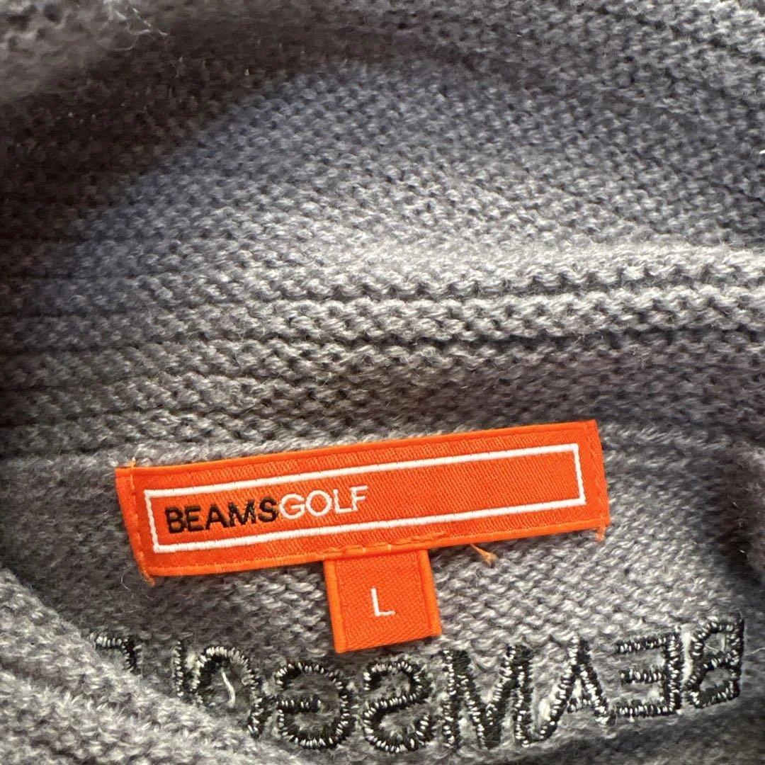 ビームスゴルフ⭐︎ウール混ニット♪美品⭐︎M・L