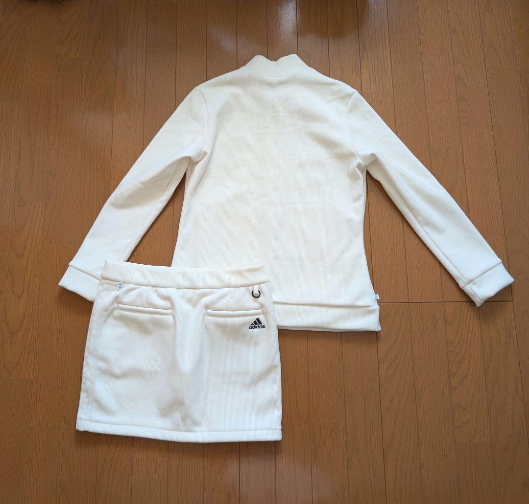 美品★ アディダス ゴルフウェア 上下セットアップ ストレッチコーデュロイ（L）