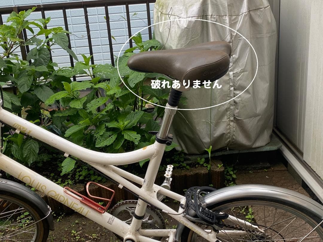 ko様用　LOUIS GARNEAU 自転車 ホワイト バスケット付き