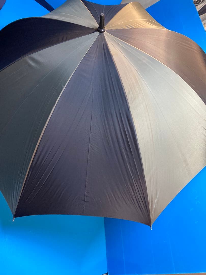 【美品】NIKEGOLF／ナイキゴルフ アンブレラ パラソル 黒 雨天ゴルフ