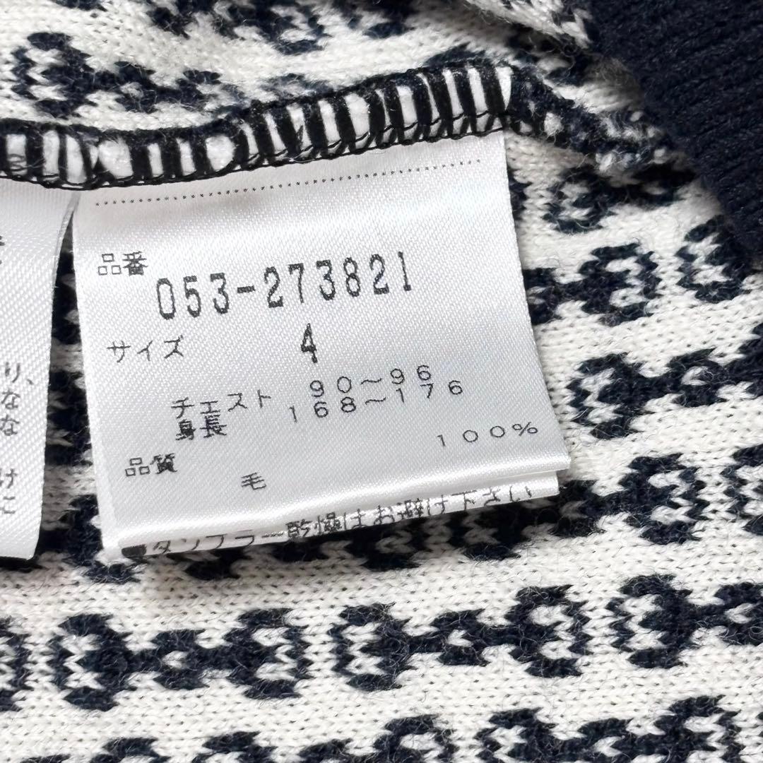 【未使用品】PEARLY GATES　パーリーゲイツ　ウール ニットベスト　総柄