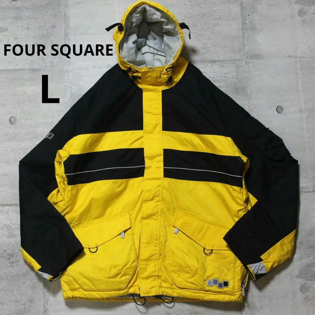 【美品 極暖 中綿入り】高撥水【L】FOURSQUARE スノージャケット