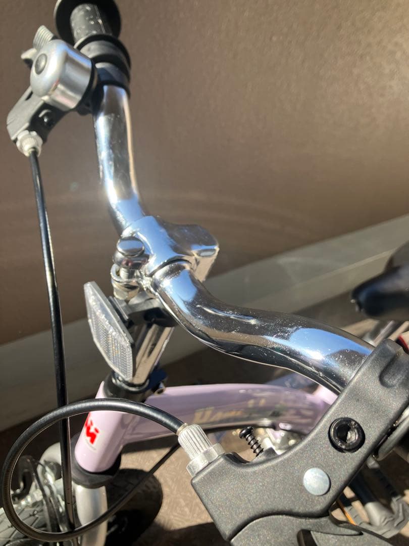 変身バイク2（12インチ）　幼児用自転車 紫　パープル