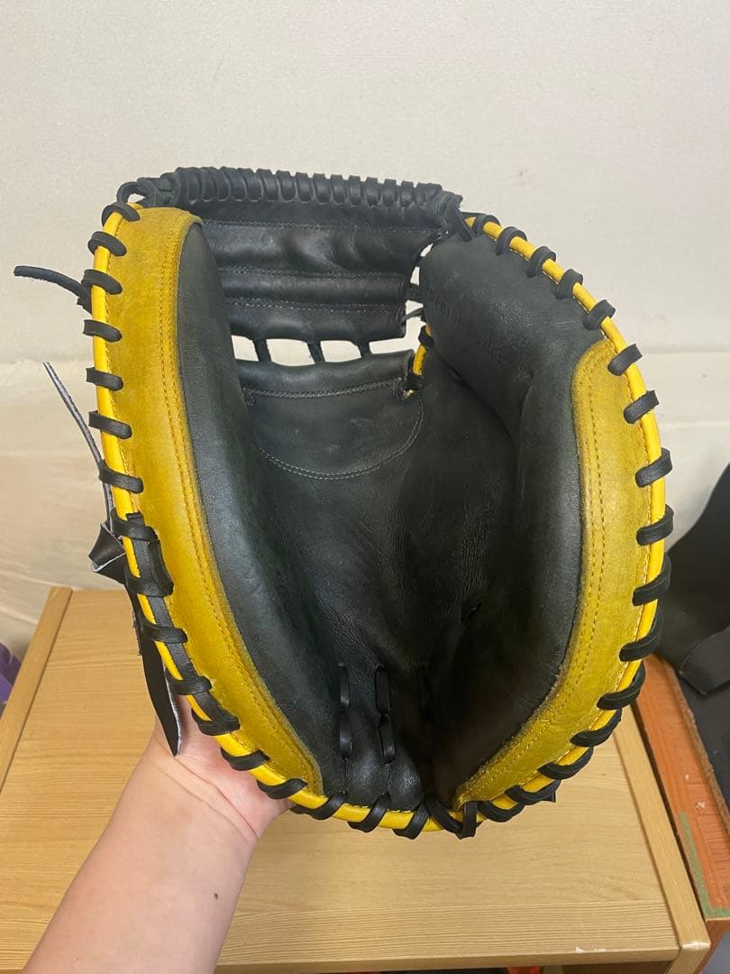 久保田スラッガー軟式キャッチャーミットオーダー　リペア品