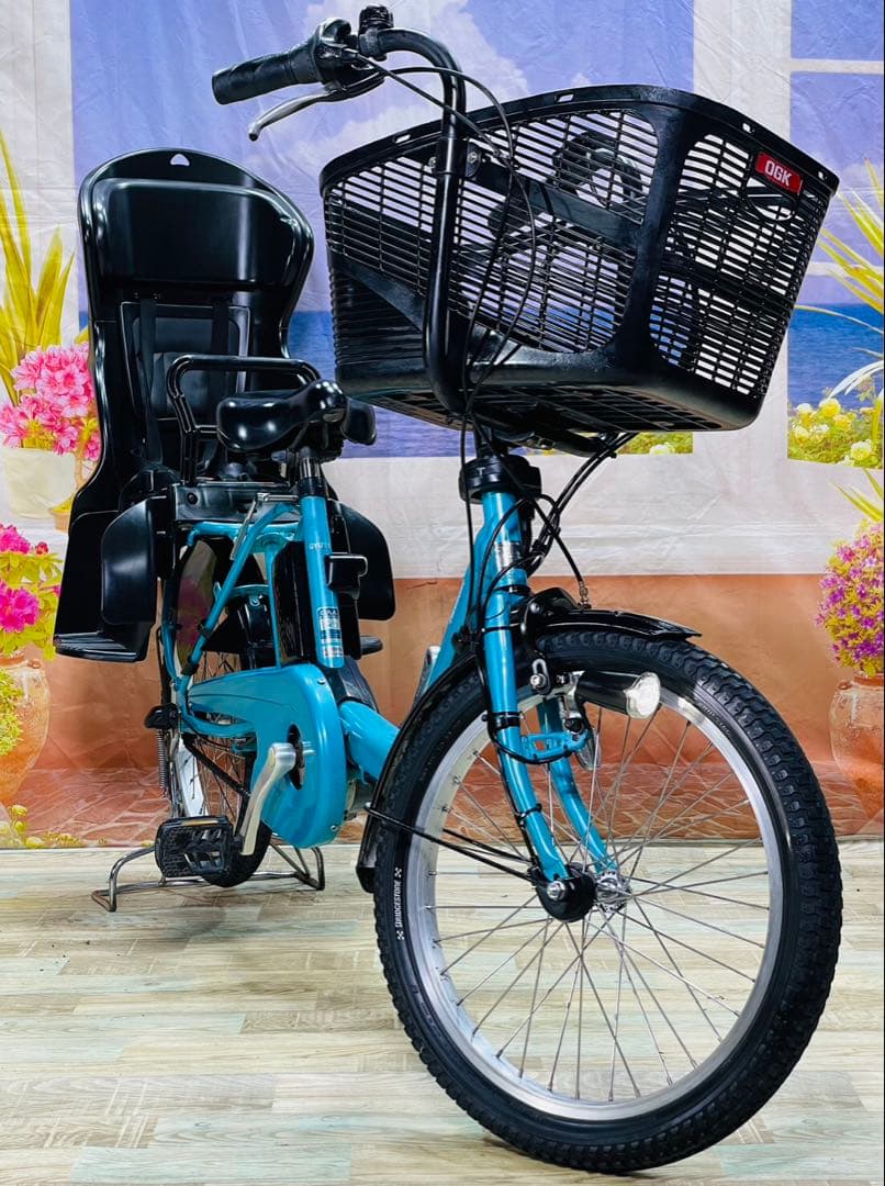 人気モデル！ギュット⭐️12AHパナソニック子供乗せ電動アシスト自転車Y3589