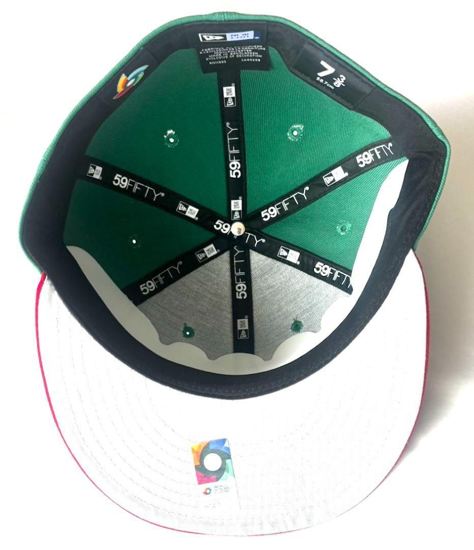 WBC 2026 メキシコ代表 公式キャップ グリーン/レッド 7 3/8