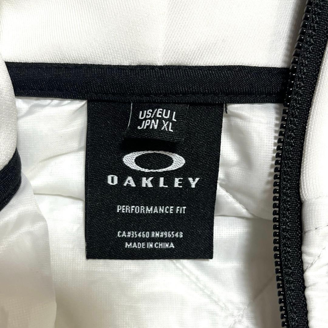 Oakley メンズアウター XL 中綿ジャケット ホワイト 防寒・キルティング