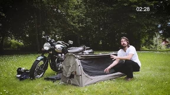  – Wingman Of The Road バイク用キャンプテント