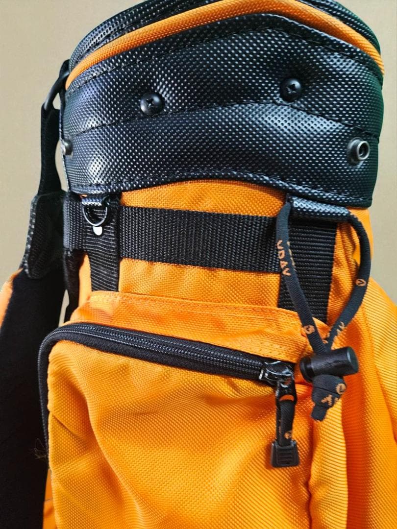 送料無料/美品　VDAY GOLF オレンジ ゴルフバッグ