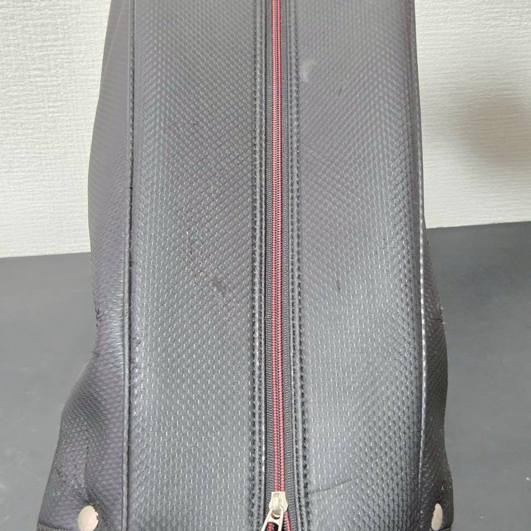 スリクソン キャディバッグ 9型 カーボン調 ブラック×レッド SRIXON