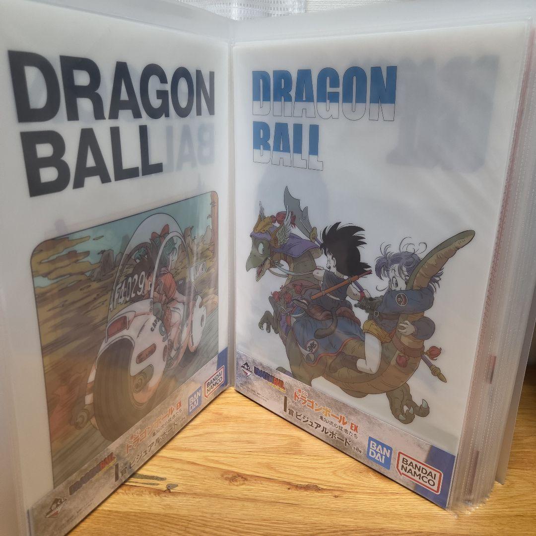 一番くじ　ドラゴンボール　ビジュアルシート　40枚　まとめ売り　【ホルダー付】