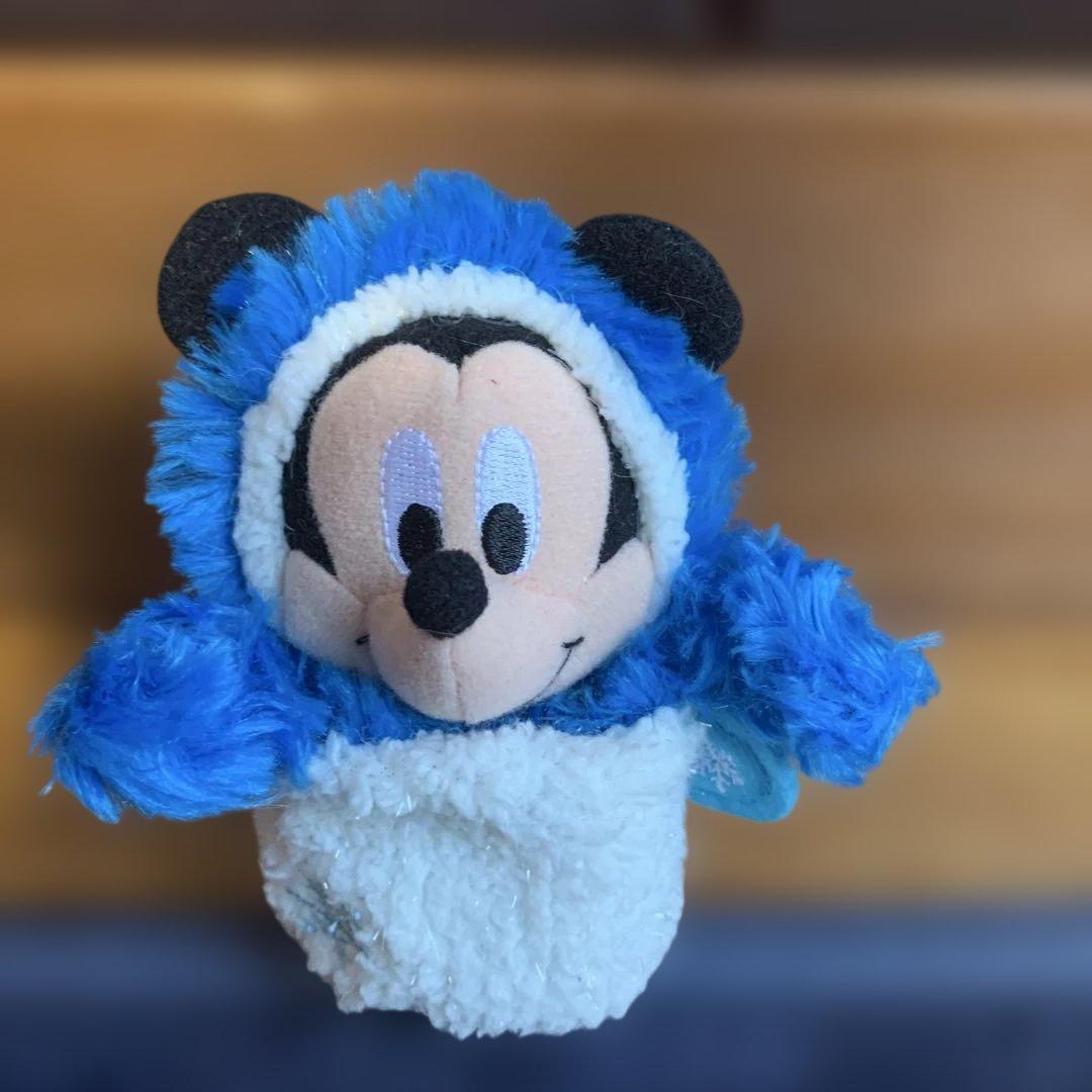 激レア！ミニーミッキー　雪だるま　ぬいぐるみキーチェーン