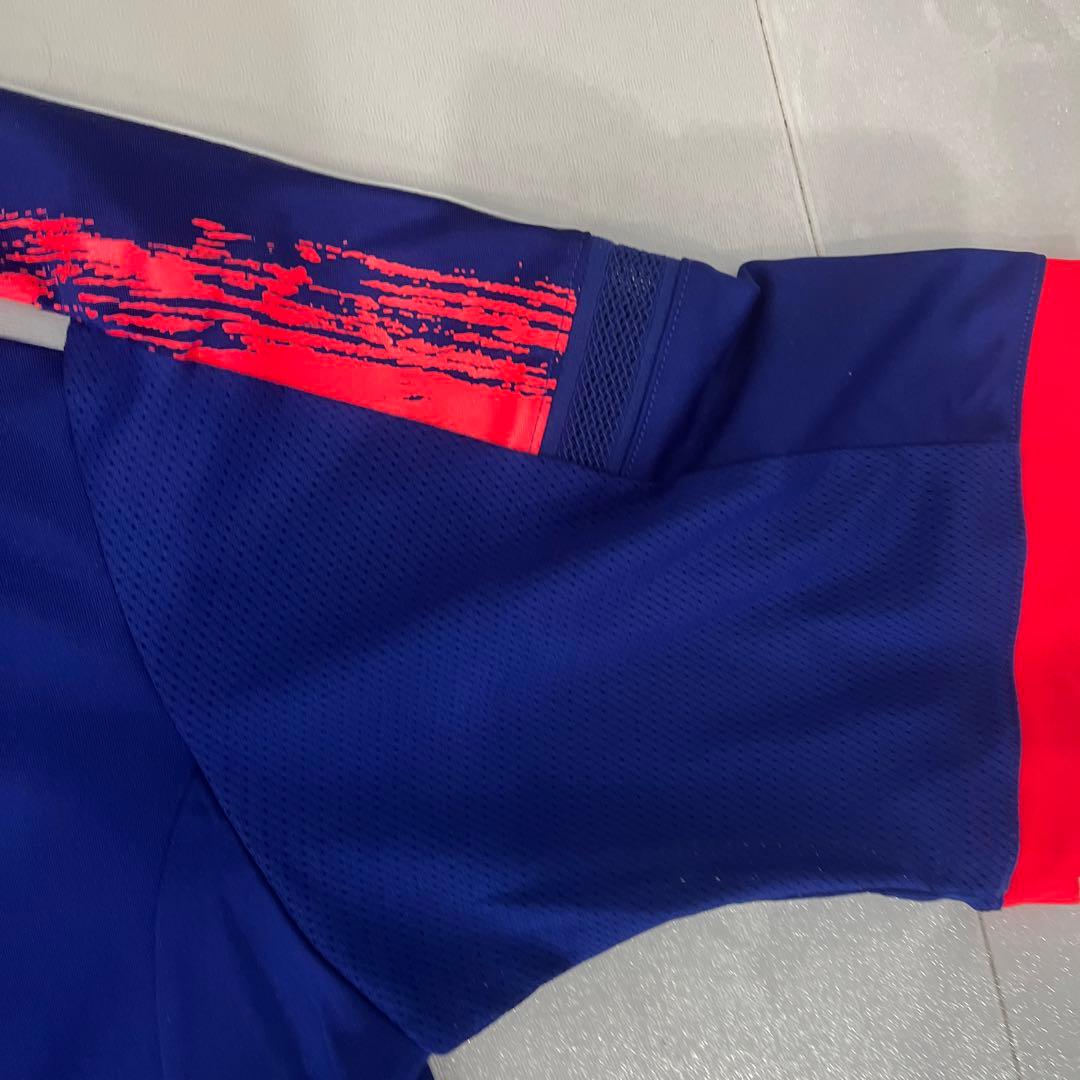 adidas アディダス　日本代表 シャツ 青色　サイズO