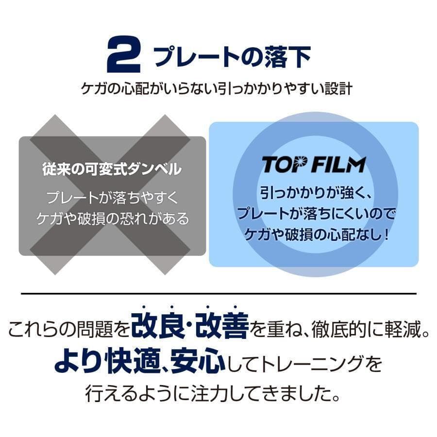 ダンベル 可変式 40kg 1個 アジャスタブルダンベル グレー 2598