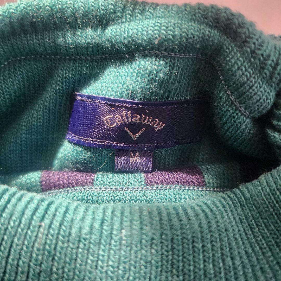 美品　Callway キャロウェイ　ハイネック　セーター　M