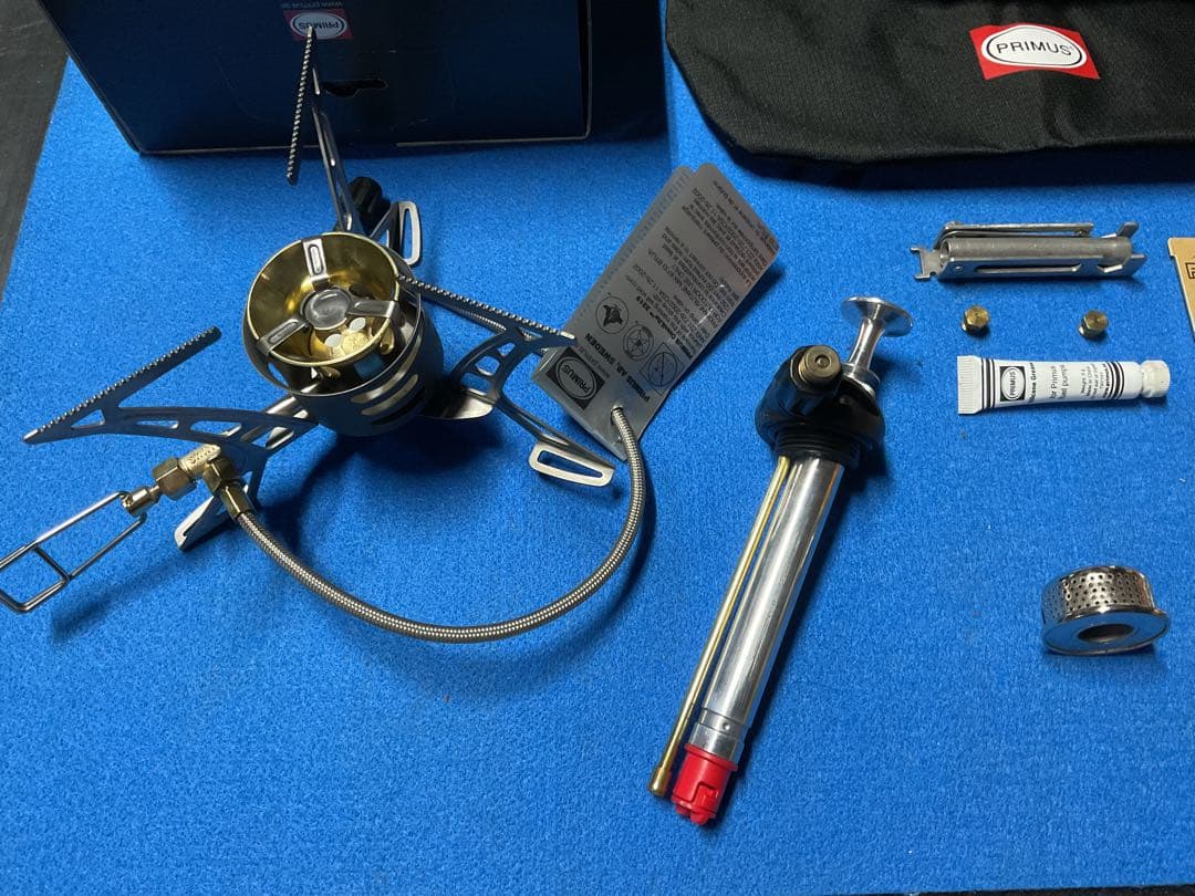 PRIMUS OMNI ライトTI 動作良好超美品・サイレンサーor付属品多数付