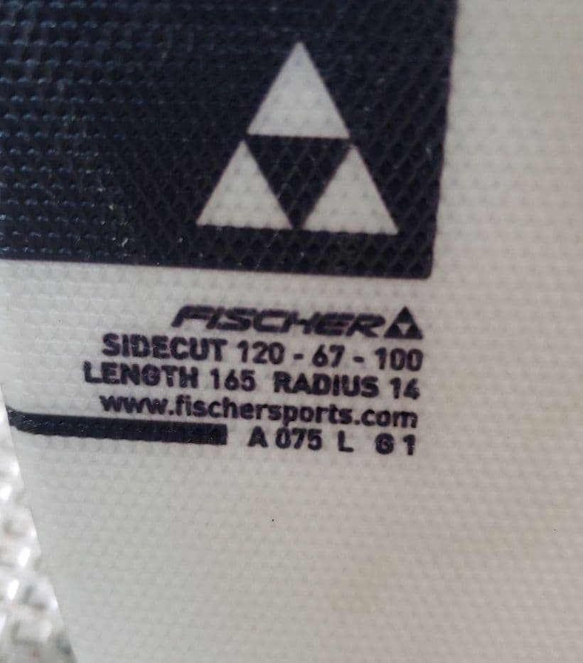 Fischer SUPERIOR RC4 SC 165㎝ /R14m used品
