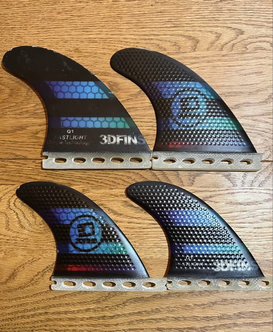 サーフボード フィン 3DFINS フューチャー　クアッド