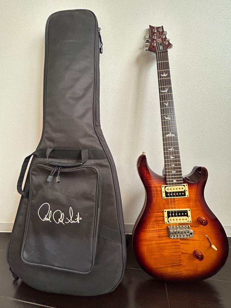 PRS SE Custom 24 美品 純正刺繍ソフトケース付 動作良好