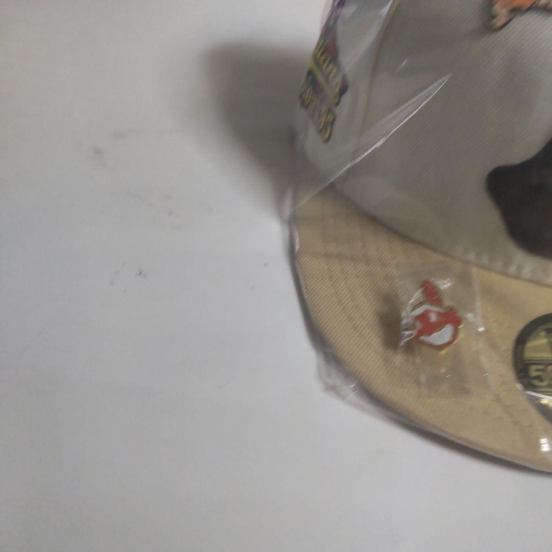 崎山翼、インディアンズキャプ、キャラクター刺繍付き71/4、 59FIFTY