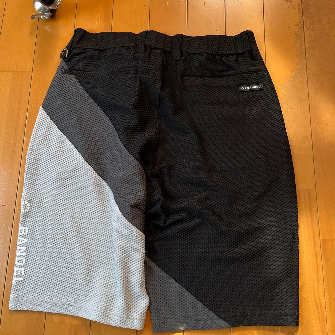 BANDEL ハーフパンツ L グレー×チャコール×ブラック