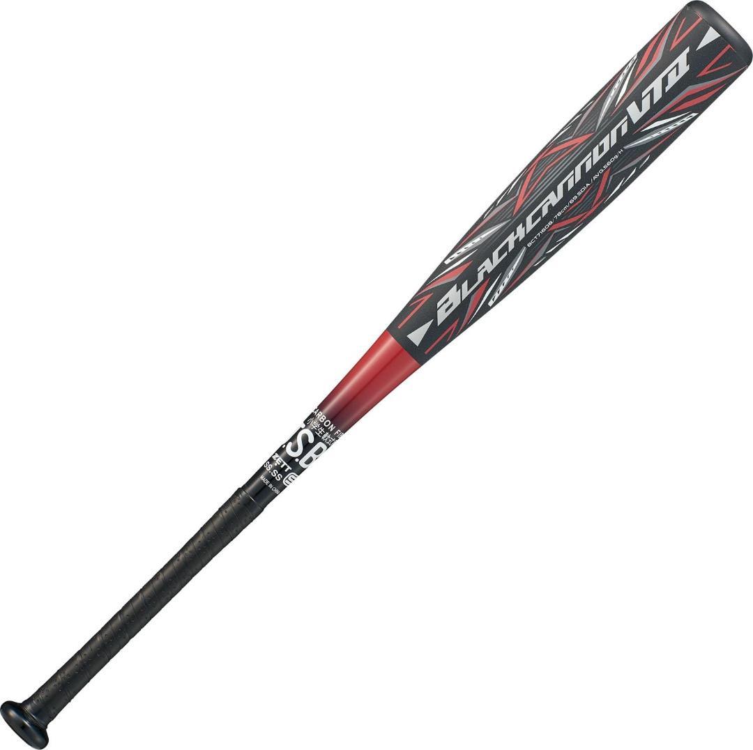 ゼット 少年軟式 バット ブラックキャノン 78cm BCT71608-1900
