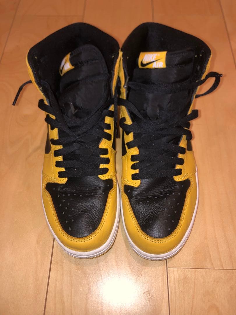 てるき　Nike Air Jordan シューズ ブラック/イエロー