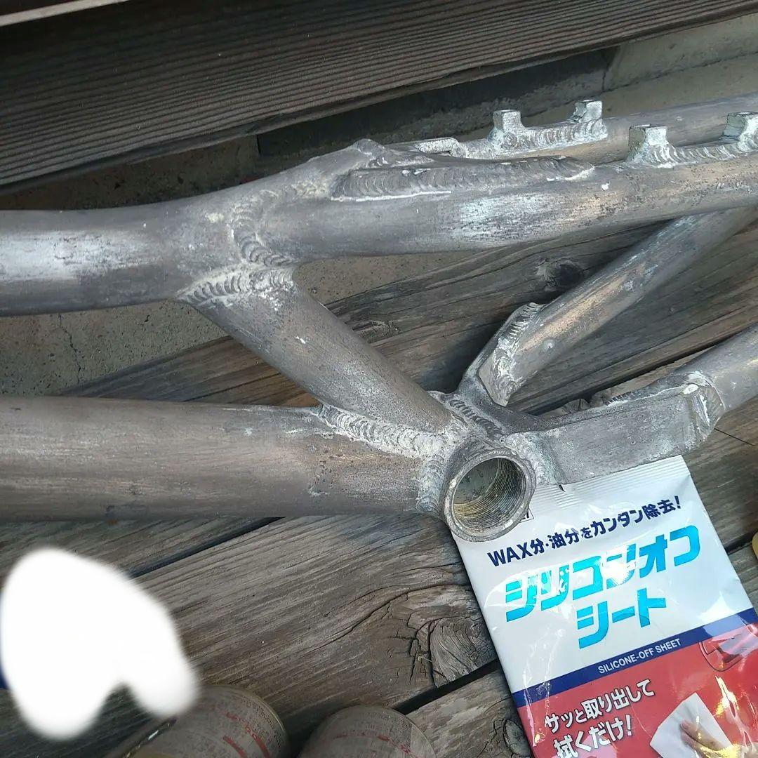 Dob 20インチ BMX系バイクフレーム 塗装セット サンドブラスター付き