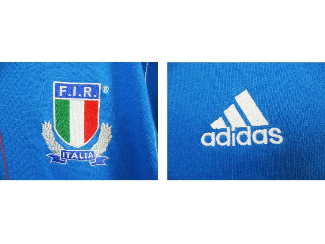 adidas アディダス＜イタリアラグビー代表 フルジップパーカー＞M2217s