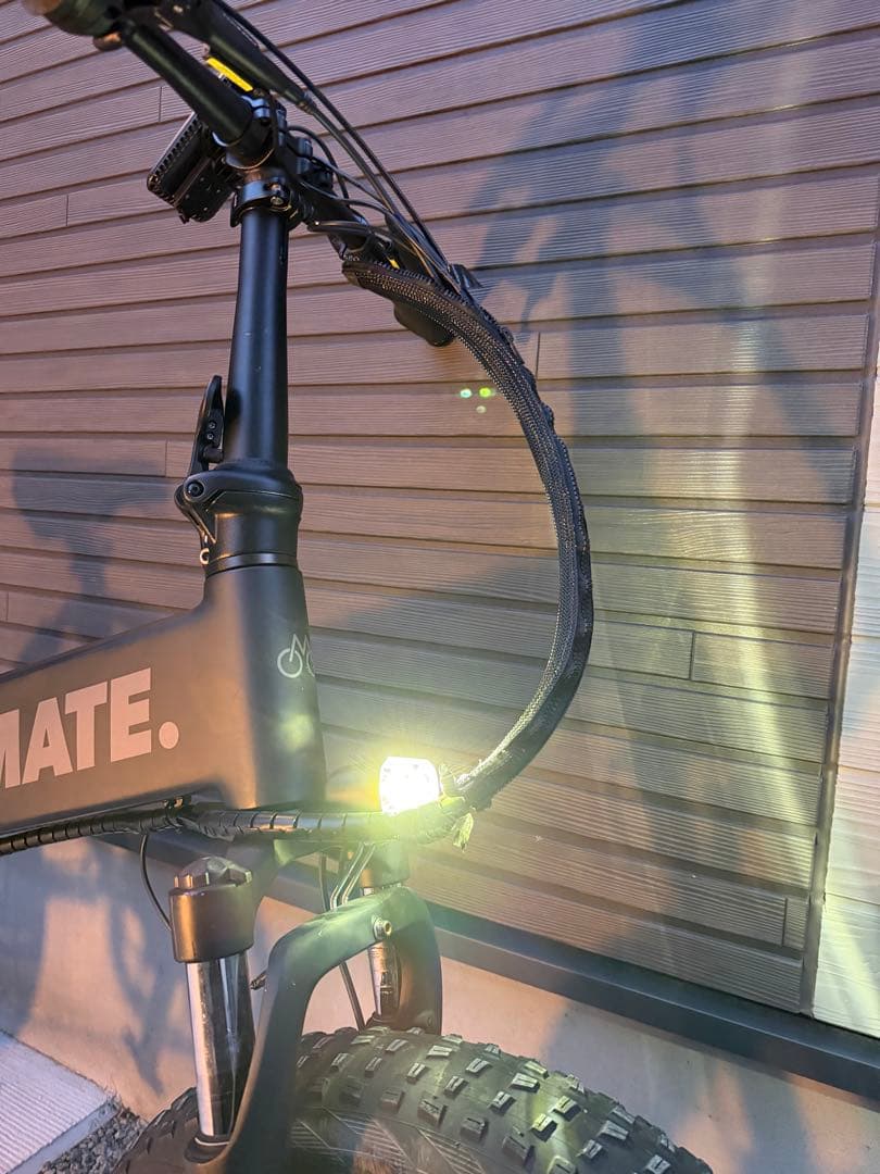新ロゴMATE X メイトバイク電動アシスト自転車　ブラックMATE BIKE