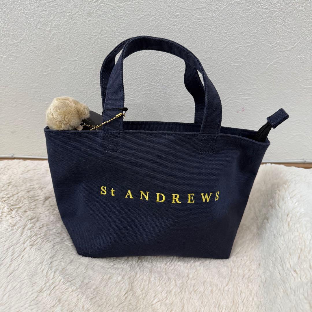 セントアンドリュース カートバッグ くまチャーム付 ゴルフ St ANDREWS