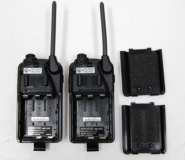 KENWOOD デミトス 特定小電力トランシーバー UBZ-LP20 ２個セット