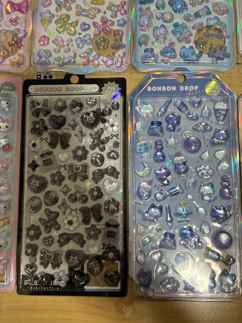 【お買い得価格】ボンボンドロップシール うるちゅるポップシールまとめ売り30枚