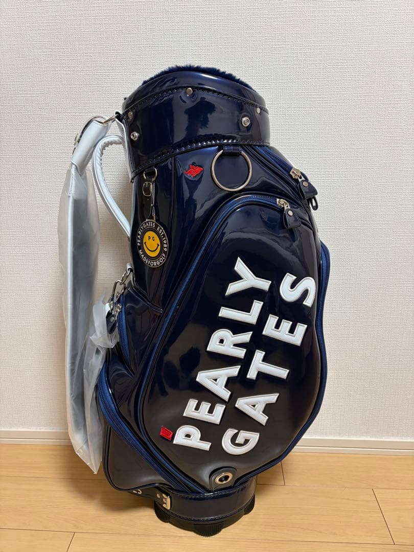 【新品・未使用】PEARLY GATES パーリーゲイツ キャディバッグネイビー