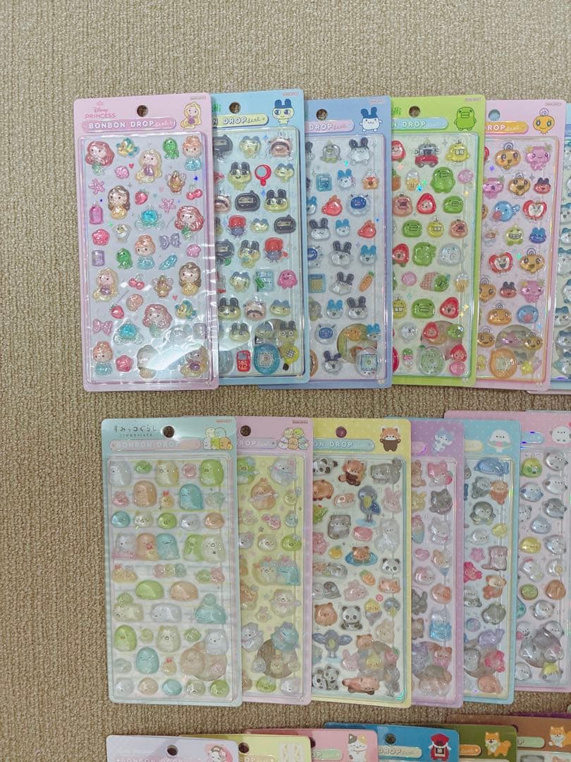 新品未開封ボンボンドロップシール♡43枚セット