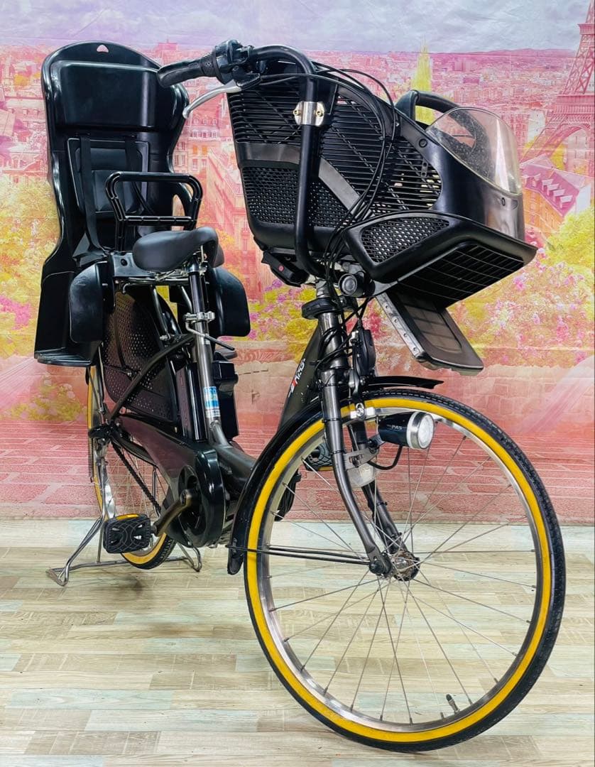 ZK3499 電動自転車 ヤマハ パスキス 子供乗せ 26インチ 送料無料