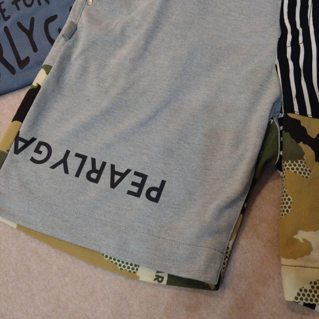 ★PEARLY GATES★美品♪迷彩柄 ハーフパンツ＆ハイネックシャツ 6