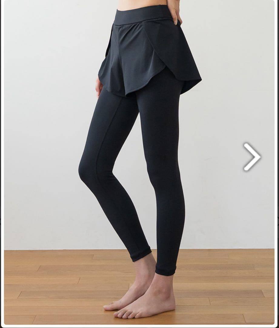 【新品】SUKALA ショートパンツ付きベーシックレギンス Web限定