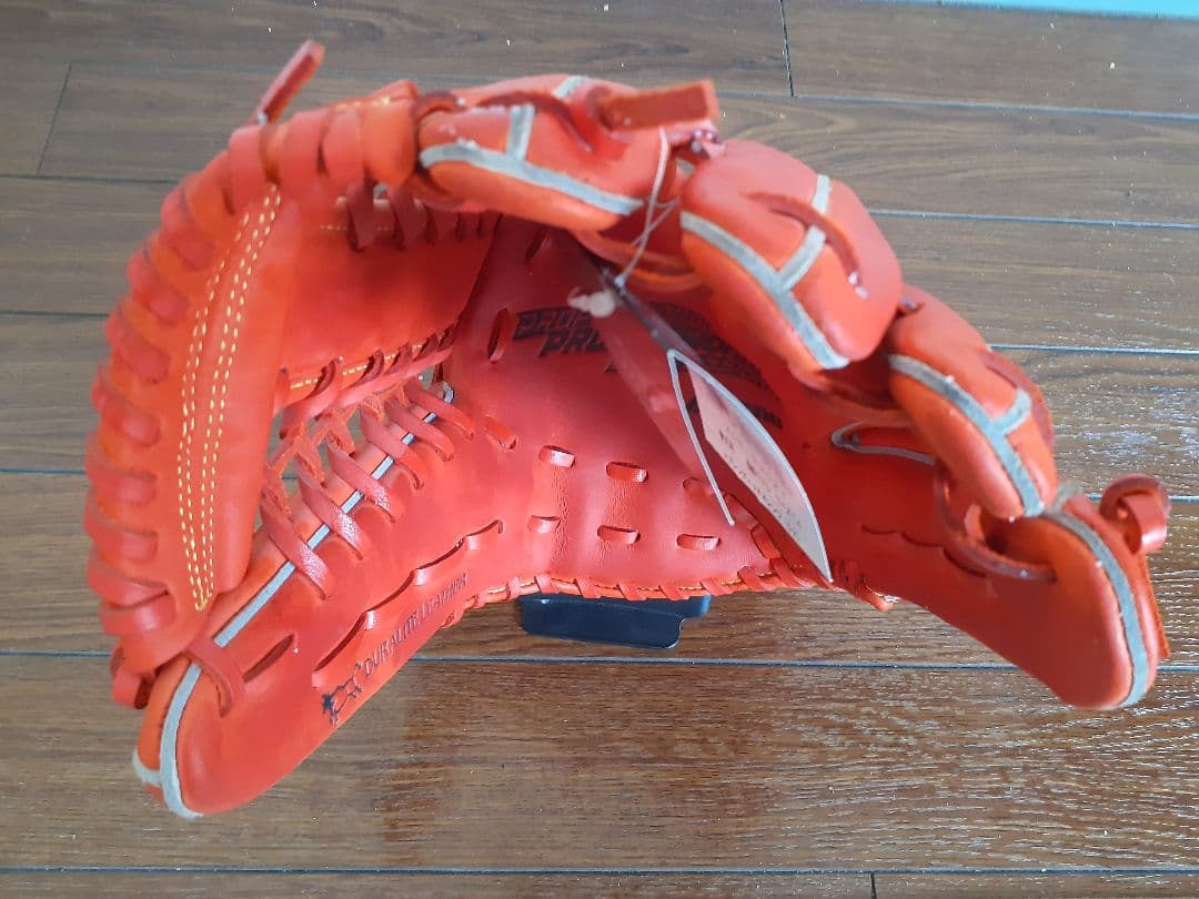 Mizuno 軟式グローブ オレンジ Deep Sea