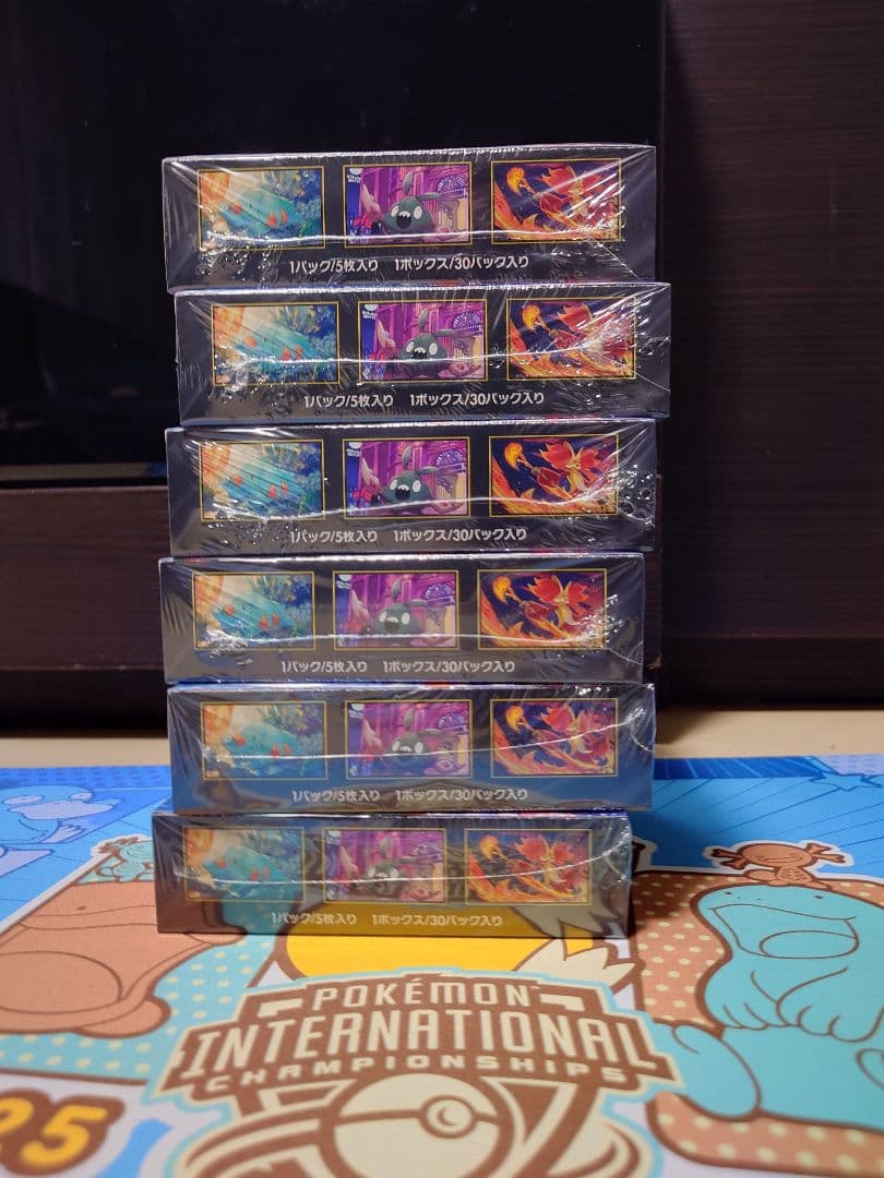 ポケモンカード ニンジャスピナー 6Box未開封（シュリンク有り）
