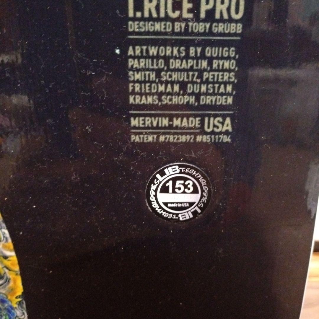 スノーボード libtech t rice pro 153 25-26