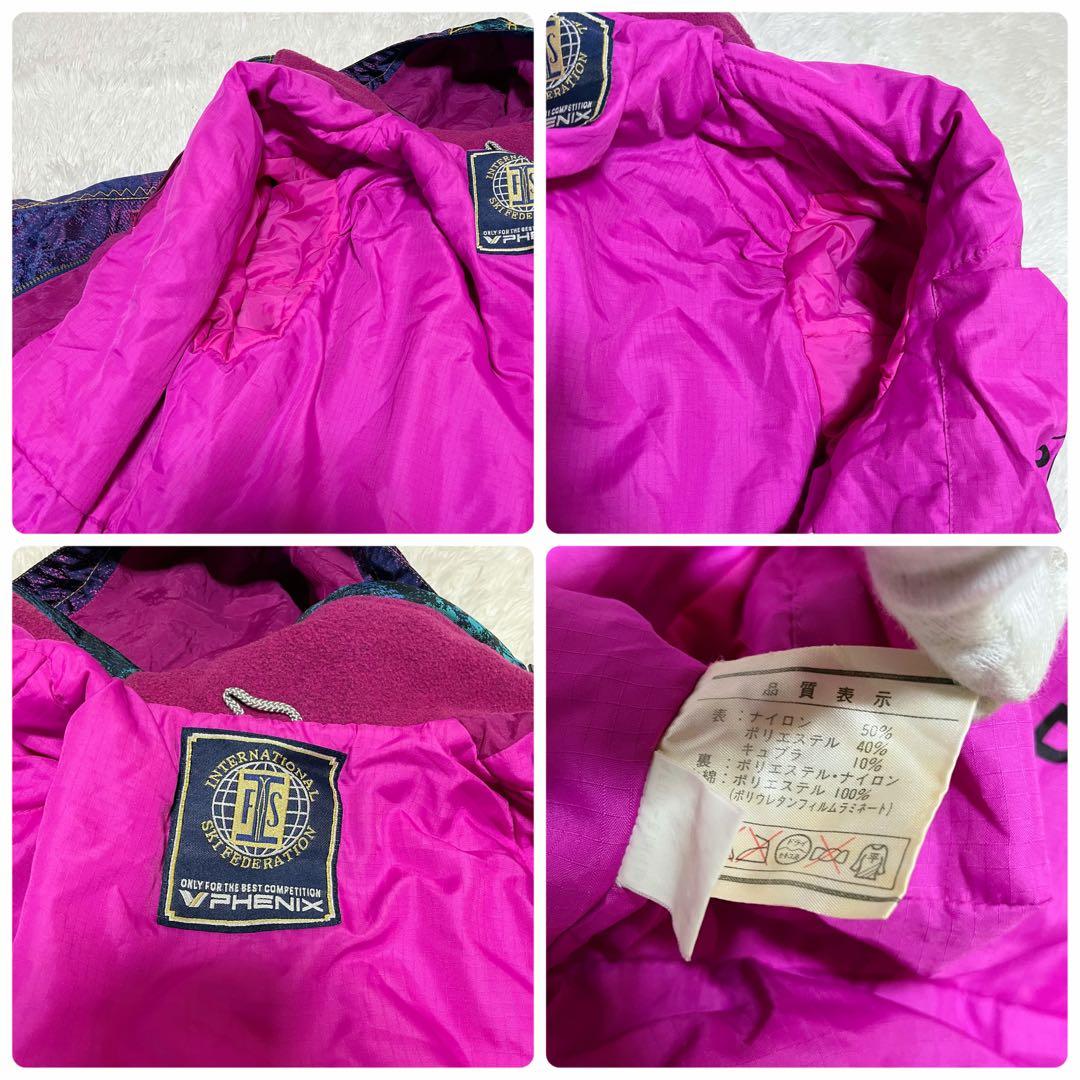 美品 平成レトロ 90's Phenix スノーウェア上下 スキー スノボ