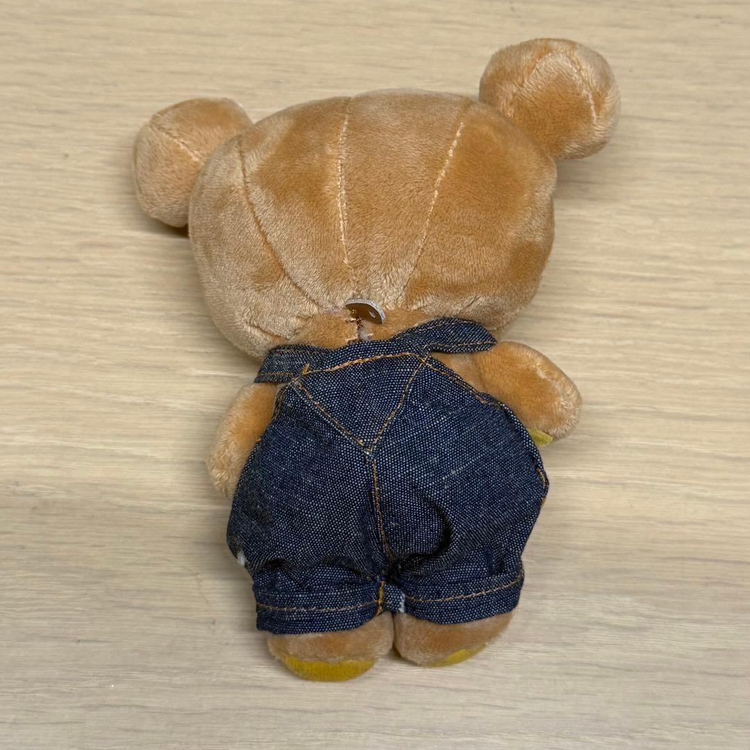 リラックマぶらさげぬいぐるみ　デニム服