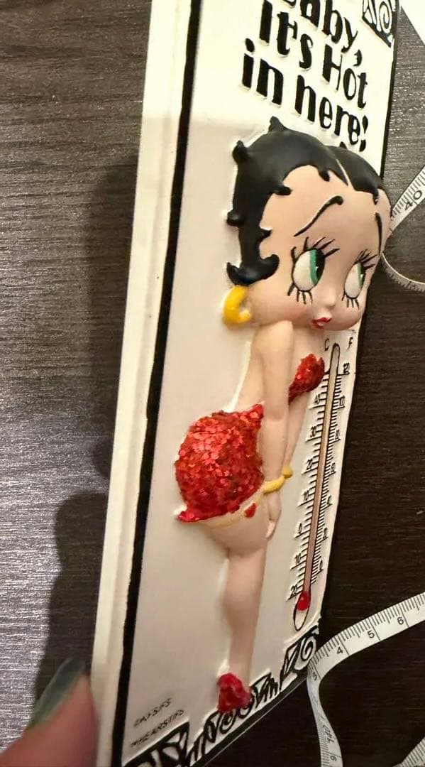 ベティ・ブープ Betty Boopグリッタードレス　温度計