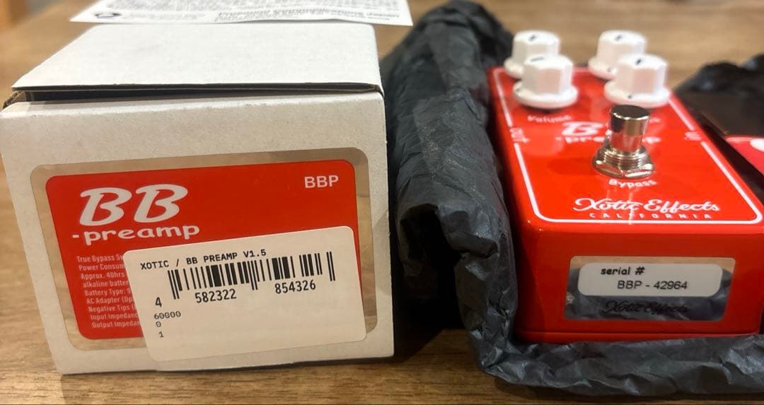 【１年保証期間内】Xotic Effects BB preamp V1.5