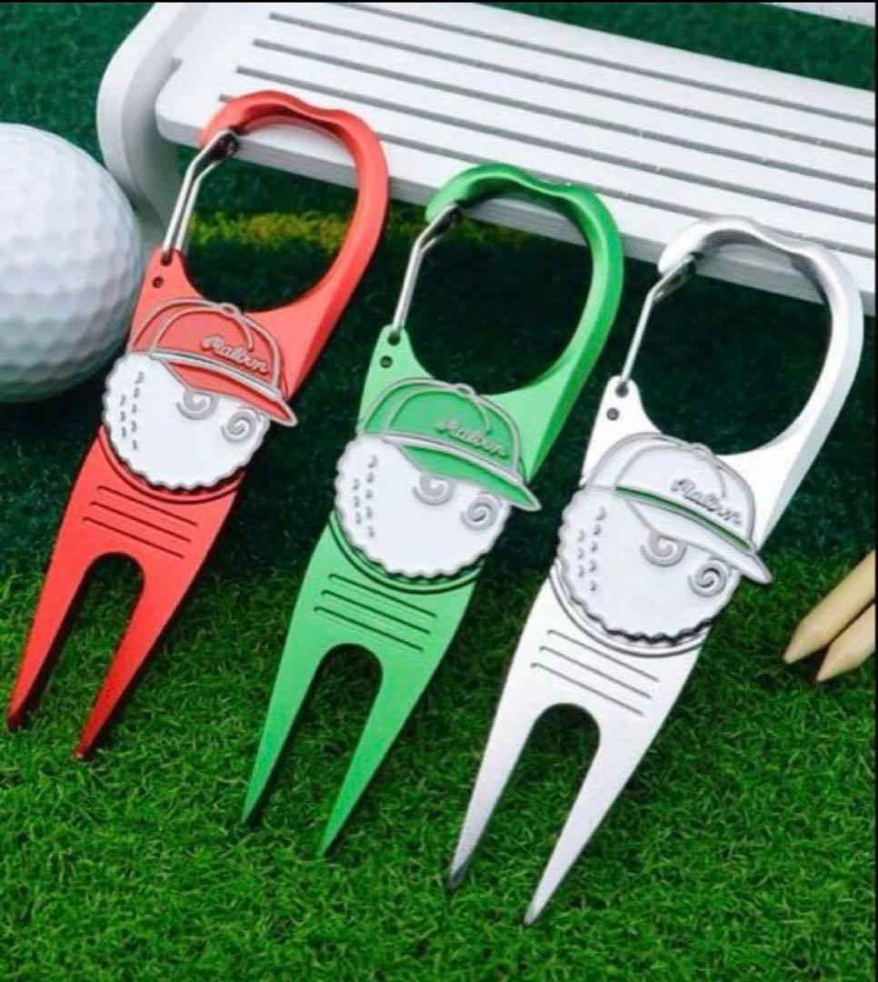 【新品】マルボンゴルフ グリーンフォーク 3点セット