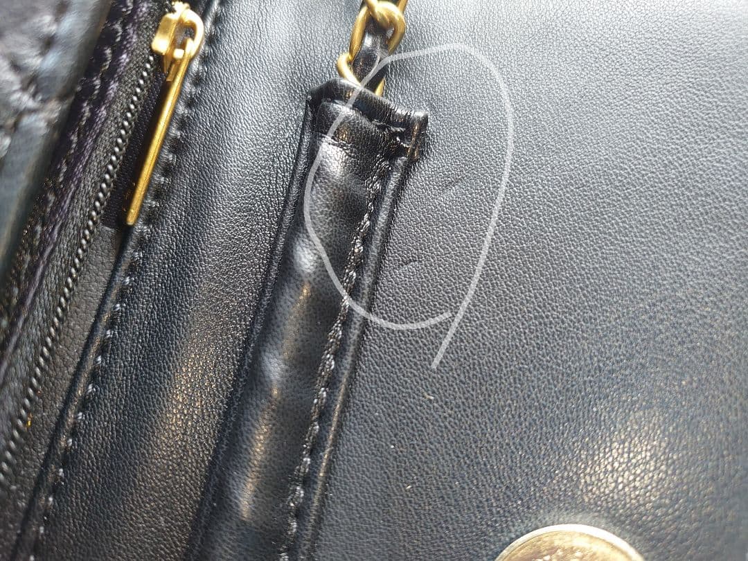 CHANEL 黒いショルダーバッグ