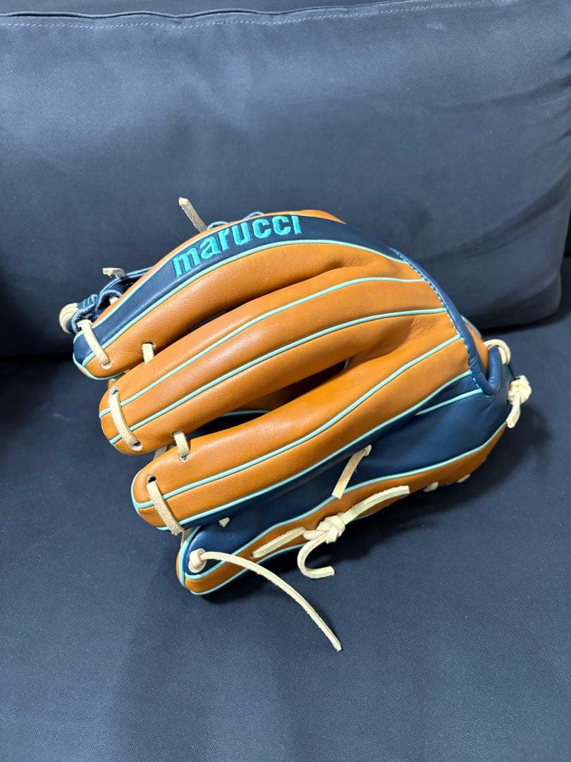 【日本未発売】marucci 米国オーダー　硬式グローブ 茶色/青
