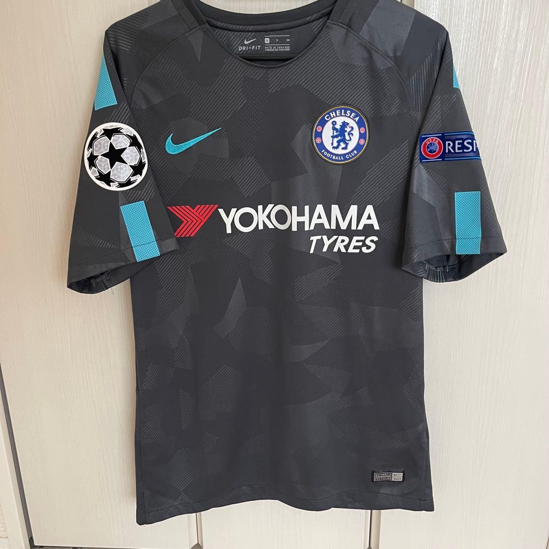 チェルシー2017/18third アザール　サッカーユニフォーム　adidas